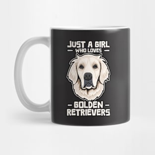 Just A Girl Who Loves Golden Retrievers Mug